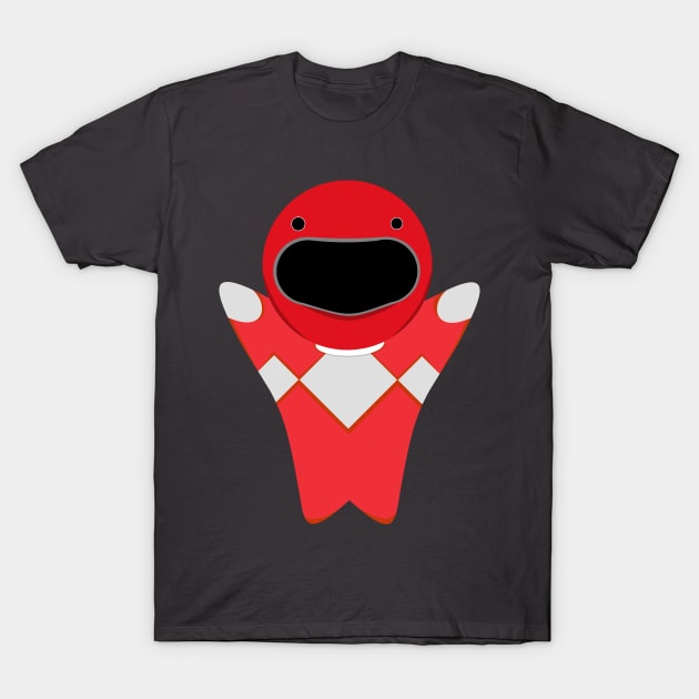 mini red ranger T-Shirt by prettyguardianstudio